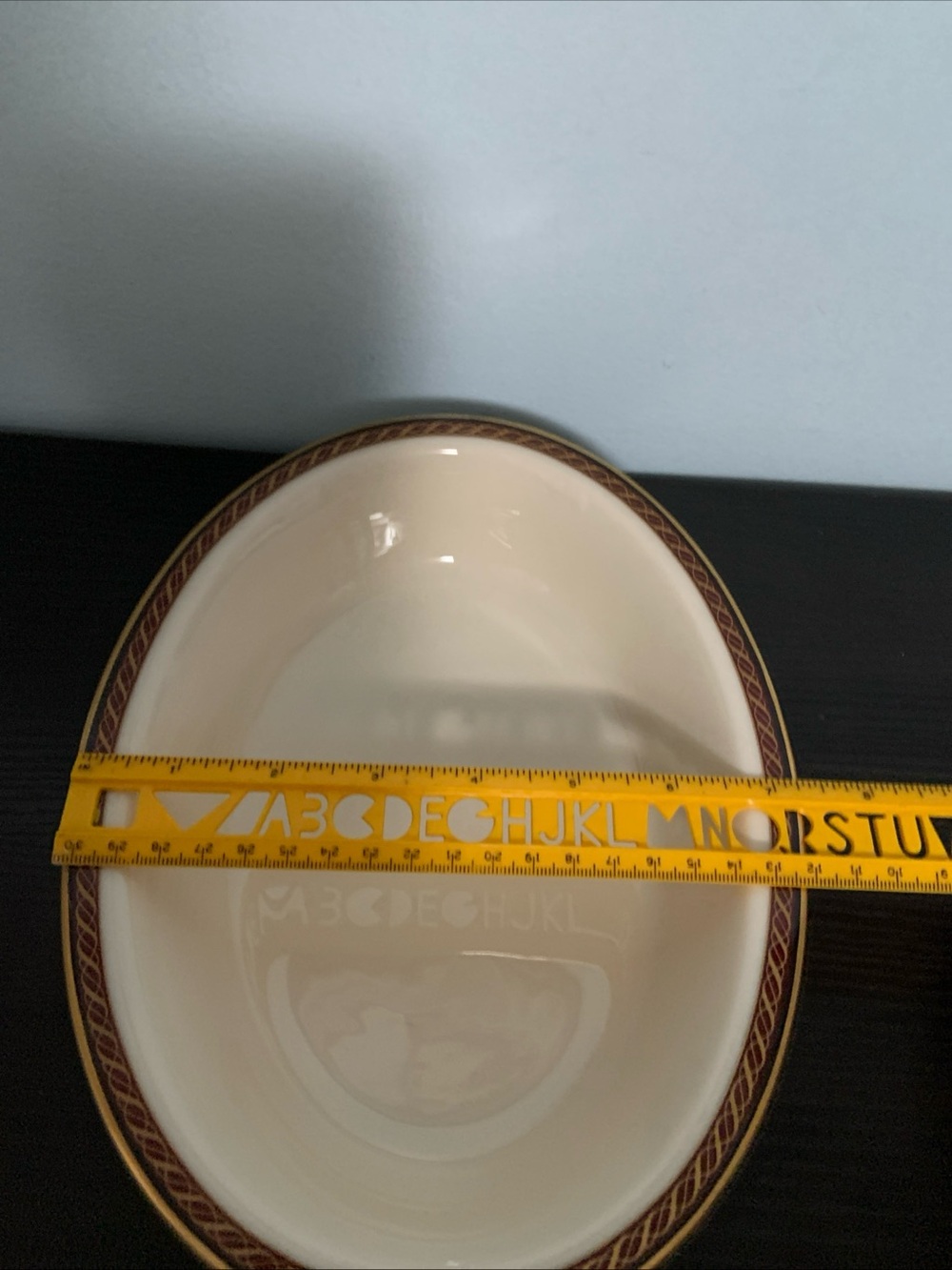 Lenox Oval Serving Dish Monroe Pattern - Picture 8 of 8